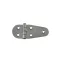 Zsanér inox 107x40 mm fordított EVA