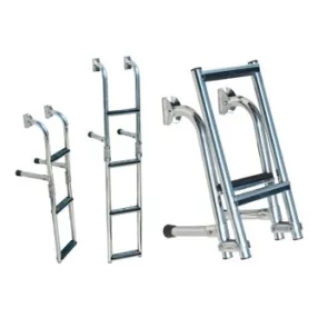 Lestev za čoln z nosilcem iz nerjavečega jekla, 3 stopinje