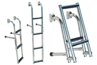 Lestev za čoln z nosilcem iz nerjavečega jekla, 3 stopinje