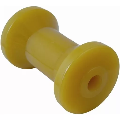 Rumena podporna kolesa za prikolico 4'