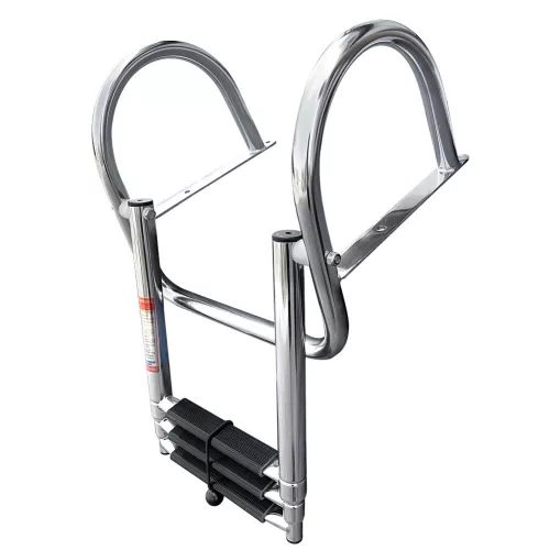 Hajólétra rozsdamentes teleszkópos korláttal EVA