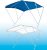 Bimini-top 3 veje modro 180x170x140 cm