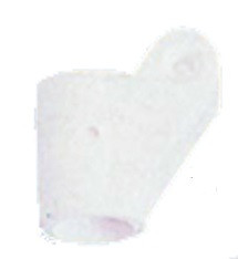 Dvojni konec cevi Bimini 20 mm sintetično bel