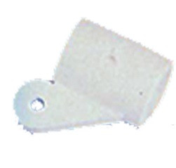 Bimini konec cevi posamezen 20 mm plastika bela