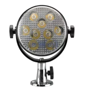 Iskalni reflektor 9 LED aluminij