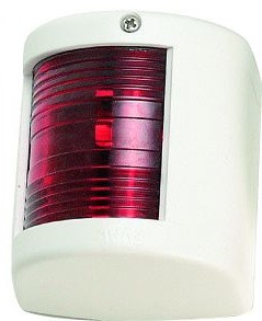 Svetlo rdeča 112,5° v belem ohišju