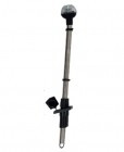 Okrogla bela podplat 54 cm z zastavo
