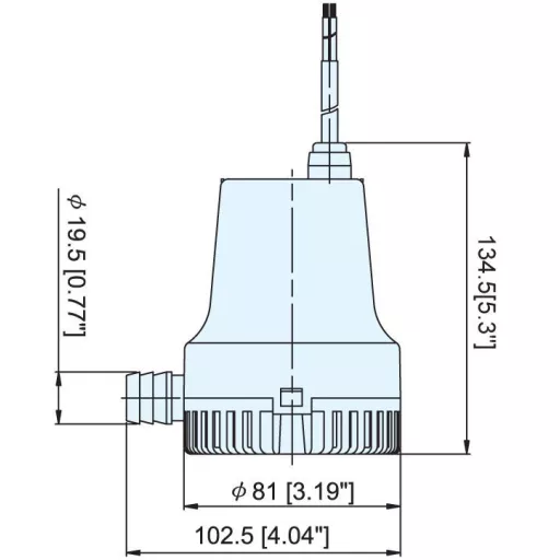 Črpalka za čoln 12V do 1400GPH