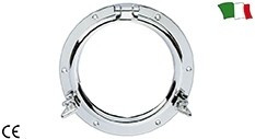 Okroglo palubno okno, nerjaveče jeklo, 153 mm,