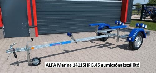 Prikolica nosilec za pnevmatike Alfa Neo brez zavor max 3,5m, 315kg