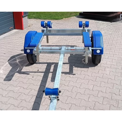 Prikolica nosilec za pnevmatike Alfa Neo brez zavor max 3,5m, 315kg