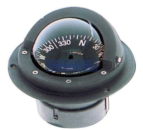 Kompas Riviera BA1 vgrajen črn 130 mm