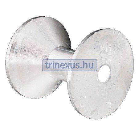 Nosilec prikolice, bel, kvadraten, 110 x 100 mm,