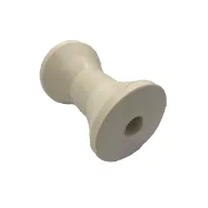 Nosilna kolesca za prikolico, bela, kvadratna, 115 x 75 mm,