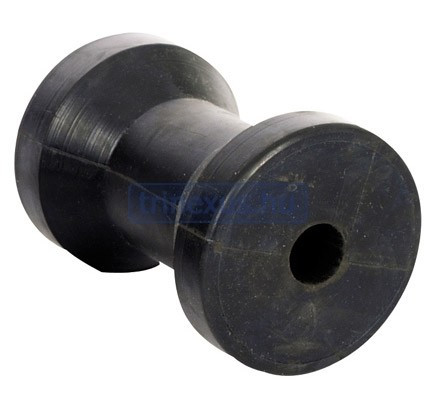 Črna kvadratna podpora za prikolico 120x80 mm