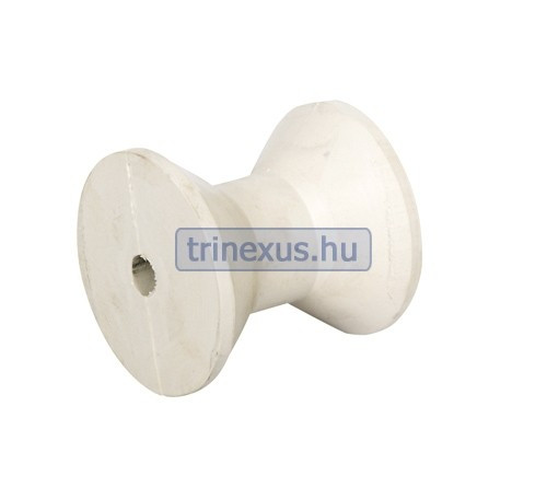 Nosilna kolesca za prikolico, bela, kvadratna, 78 x 75 mm,
