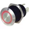 Nyomógombos kapcsoló ON-OFF 12V LED piros EVA