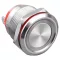 Nyomógombos kapcsoló MOM-OFF 12V LED piros EVA