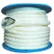 Sidrna vrv z jeklenim jedrom 12 mm/30 m bela