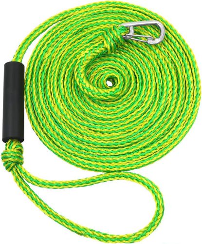 Vrv za čoln z zanko, dvojno pletena, 6 m/10 mm, bela