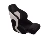 Ülés Flip-up Deluxe Sport fekete - fehér EVA