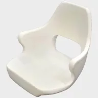 Vozni sedež iz belega plastike