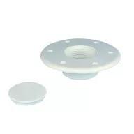 Osnova za pritrditev mize iz belega plastike 10 mm