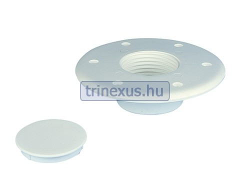 Osnova za pritrditev mize iz belega plastike 10 mm