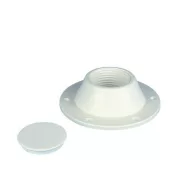 Osnova za pritrditev mize iz belega plastike 55 mm