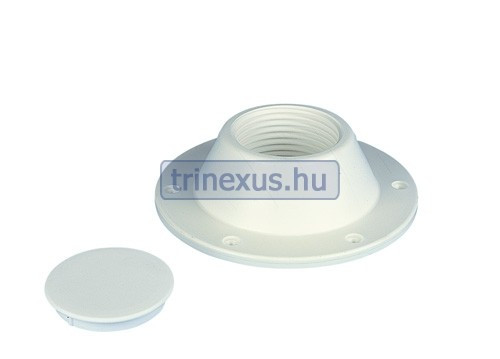 Osnova za pritrditev mize iz belega plastike 55 mm