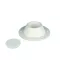 Osnova za pritrditev mize iz belega plastike 55 mm