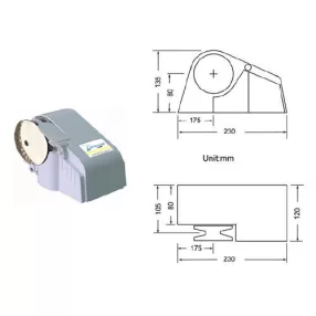 Električna sidrna vitla horizontalna 300 W