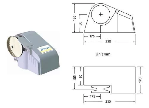 Električna sidrna vitel horizontalna 600 W