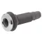 Kivezető cső testen át hosszú visszacsapó inox/műanyag 77/53 mm EVA