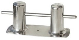 Sponka za račune vrata dvojna iz nerjavečega jekla 160x65 mm
