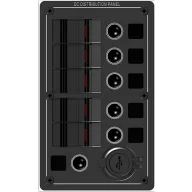 Kapcsolótábla 5 egységes 2 portos USB Electron EVA