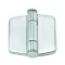 Zsanér fedett inox 41,8 x 39,6 mm EVA