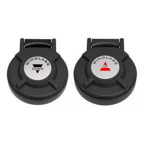 Električna sidrna vitelka s pokrovom za stopalni stikalnik