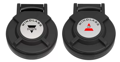 Električna sidrna vitelka s pokrovom za stopalni stikalnik