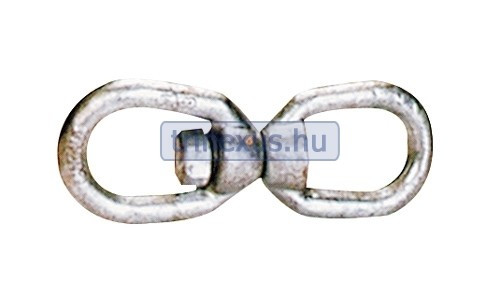 Vrtljivo oko pocinkano 15x65mm