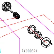   Haswing Protruar 1,2, 3 12V, Ventura, Ultima ročajni preklopni mehanizem HSW