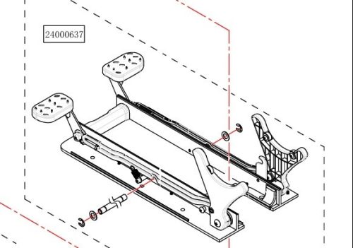 Haswing Cayman B55 in B80, B55 GPS, B80 GPS, B101 GPS, mehanizem za pritrditev na krmilo bel HSW