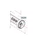 Haswing Cayman B80 B101 GPS ohišje s sponko za os, belo HSW