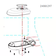 Haswing Protruar 2 24 V ohišje zgoraj/spodaj HSW