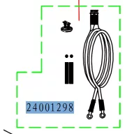 Haswing Protruar 1,2 baterijski kabel HSW