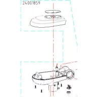Haswing Protruar 2 12 V ohišje zgoraj/spodaj HSW