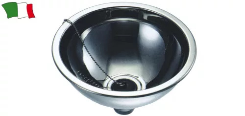 Nerjaveče pomivalno korito z okroglim sifonom 29 cm