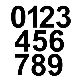 Nalepka številka 15x9 cm