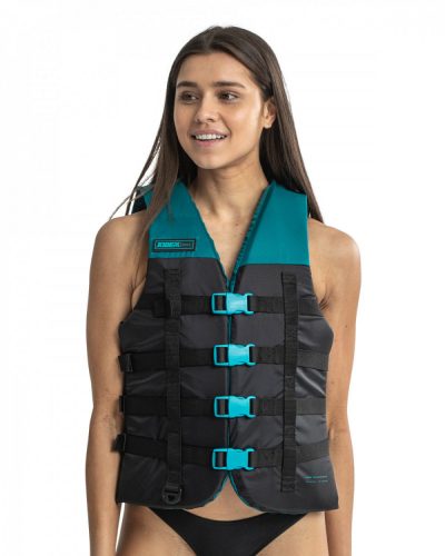 Jobe Dvojna plavalna jopič Unisex modro-zelena