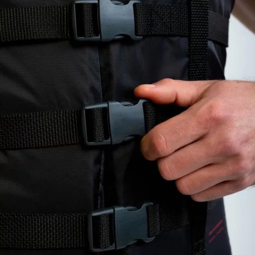Jobe Dvojna plavalna jopič Unisex Črna